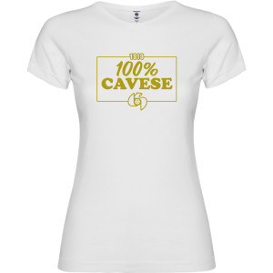 T-shirt donna 100% Cavese